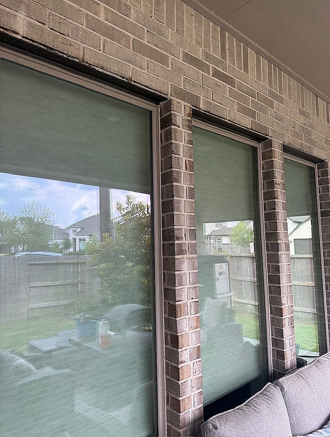 Clean patio windows